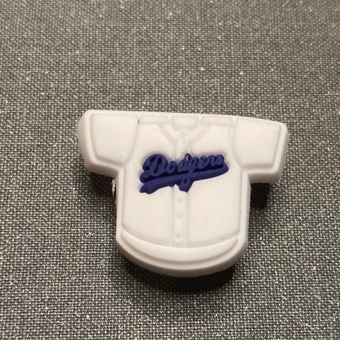 #088 Cute  LA Baseball Team Series Croc Charms