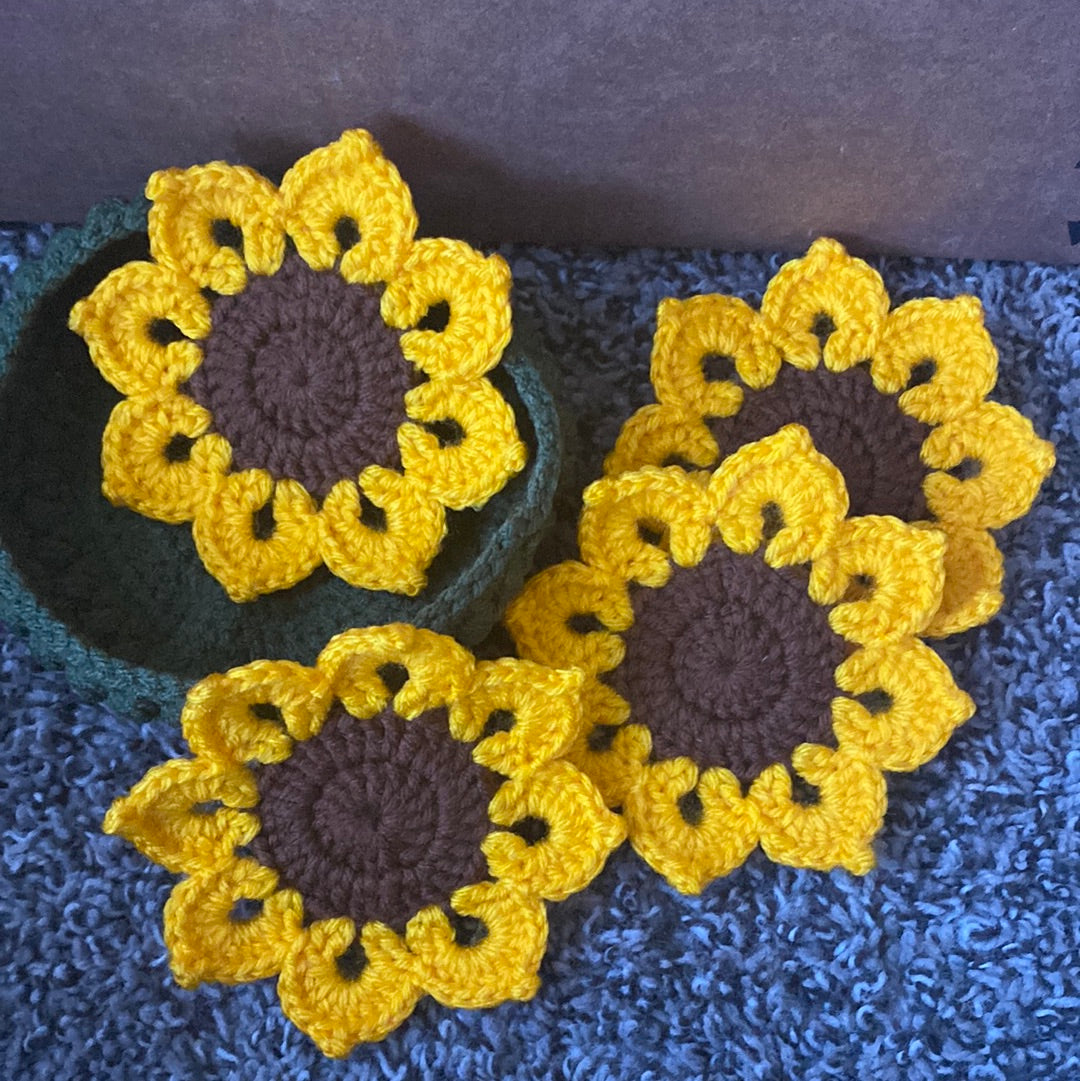 Sunflower Coaster