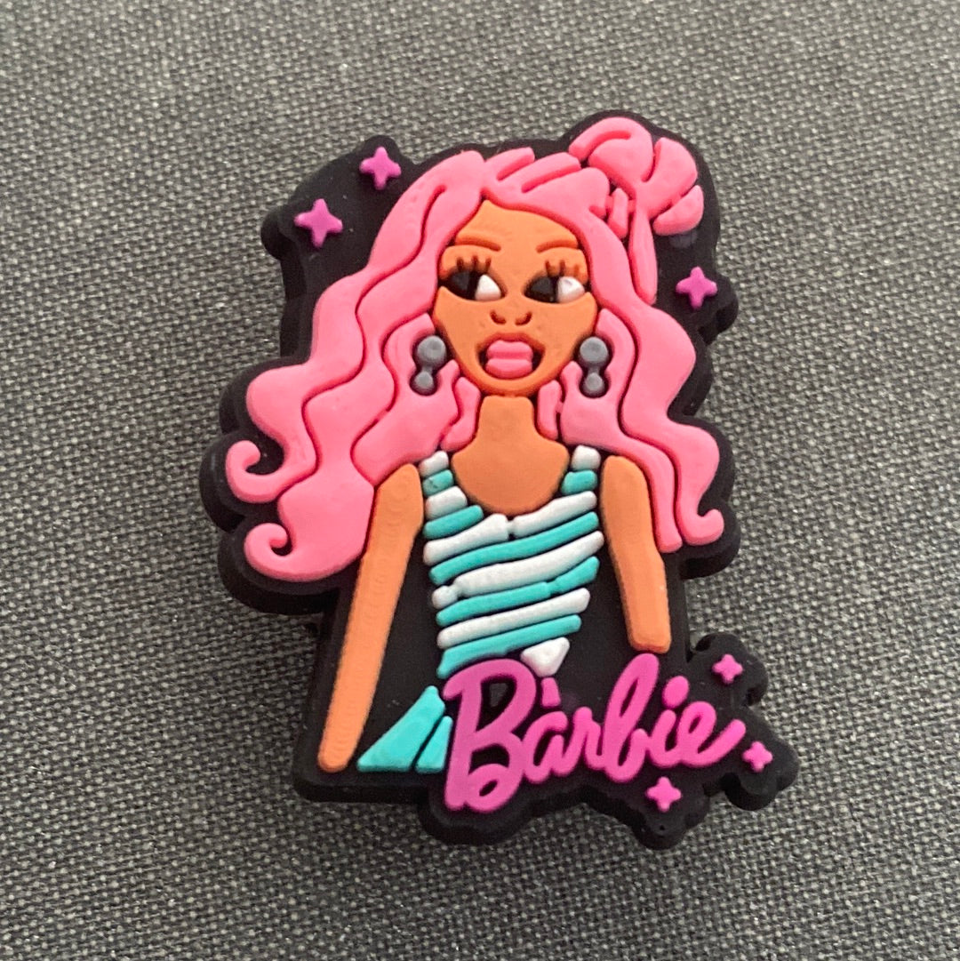 #039 Cute Barb Doll Series Croc Charms