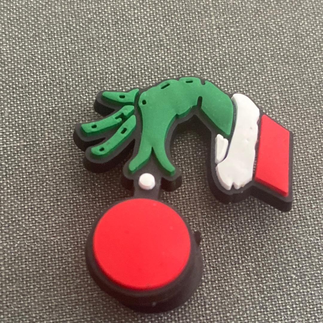 #092 Cute Grinch Series Croc Charms