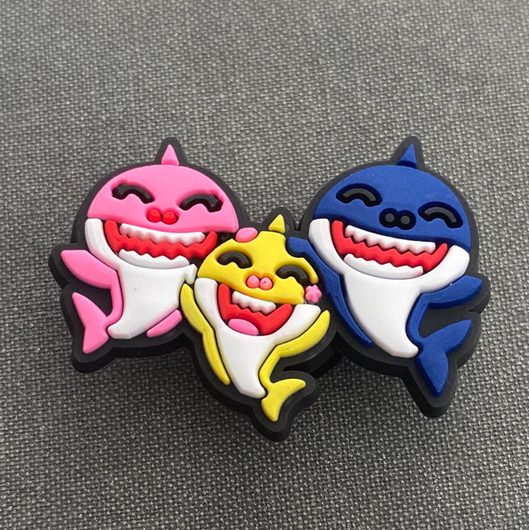 #045 Cute Shark Baby Cartoon Series Croc Charms