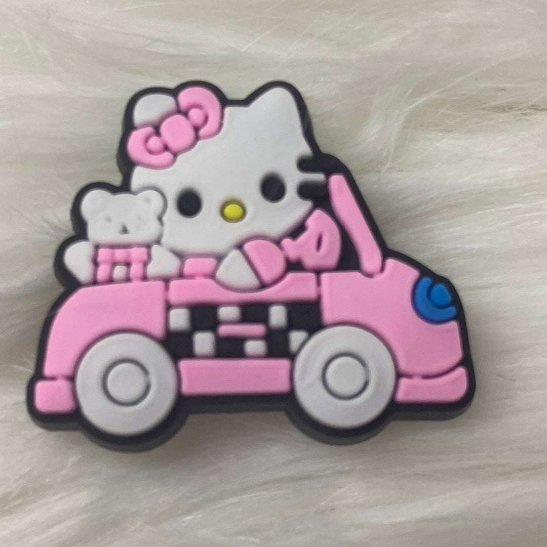 #075 Cute HK Cat Series Croc Charms