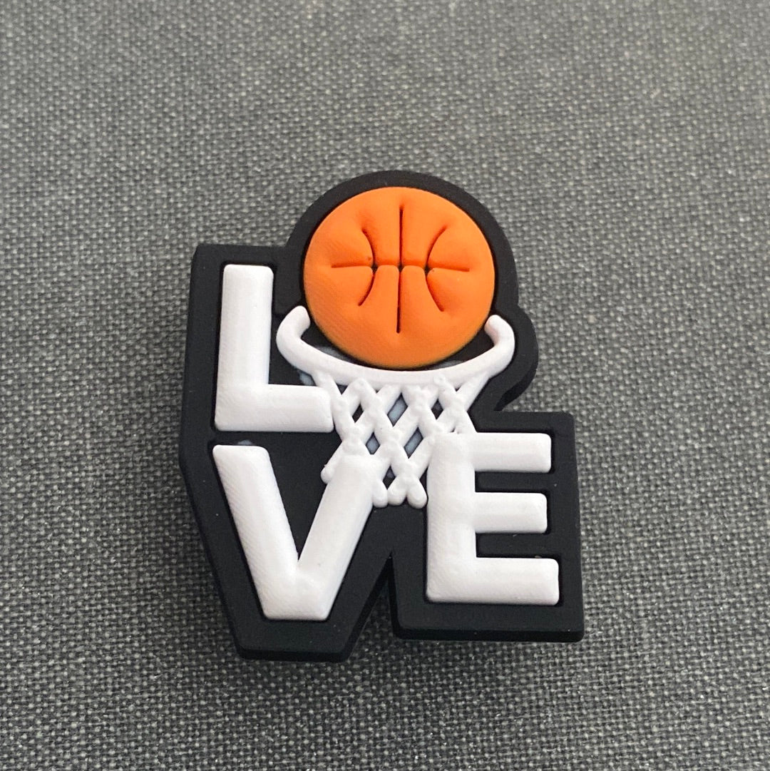 #067 Cute Basketball Serie Croc Charms