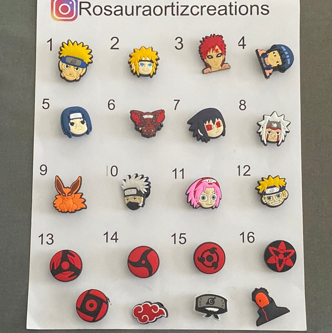 #094 Cute Naruto Anime Series Croc Charms