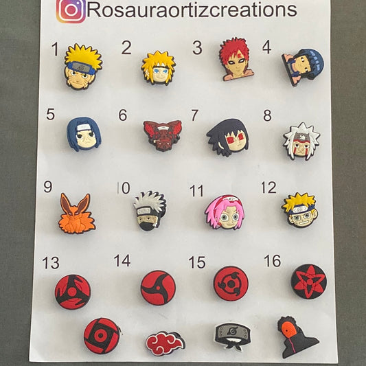 #094 Cute Naruto Anime Series Croc Charms