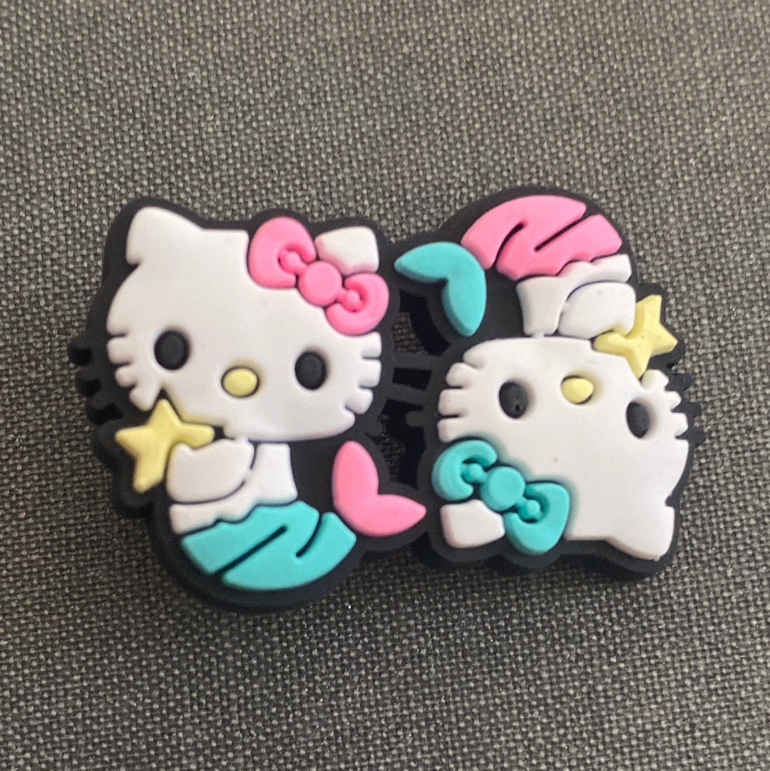 #075 Cute HK Cat Series Croc Charms