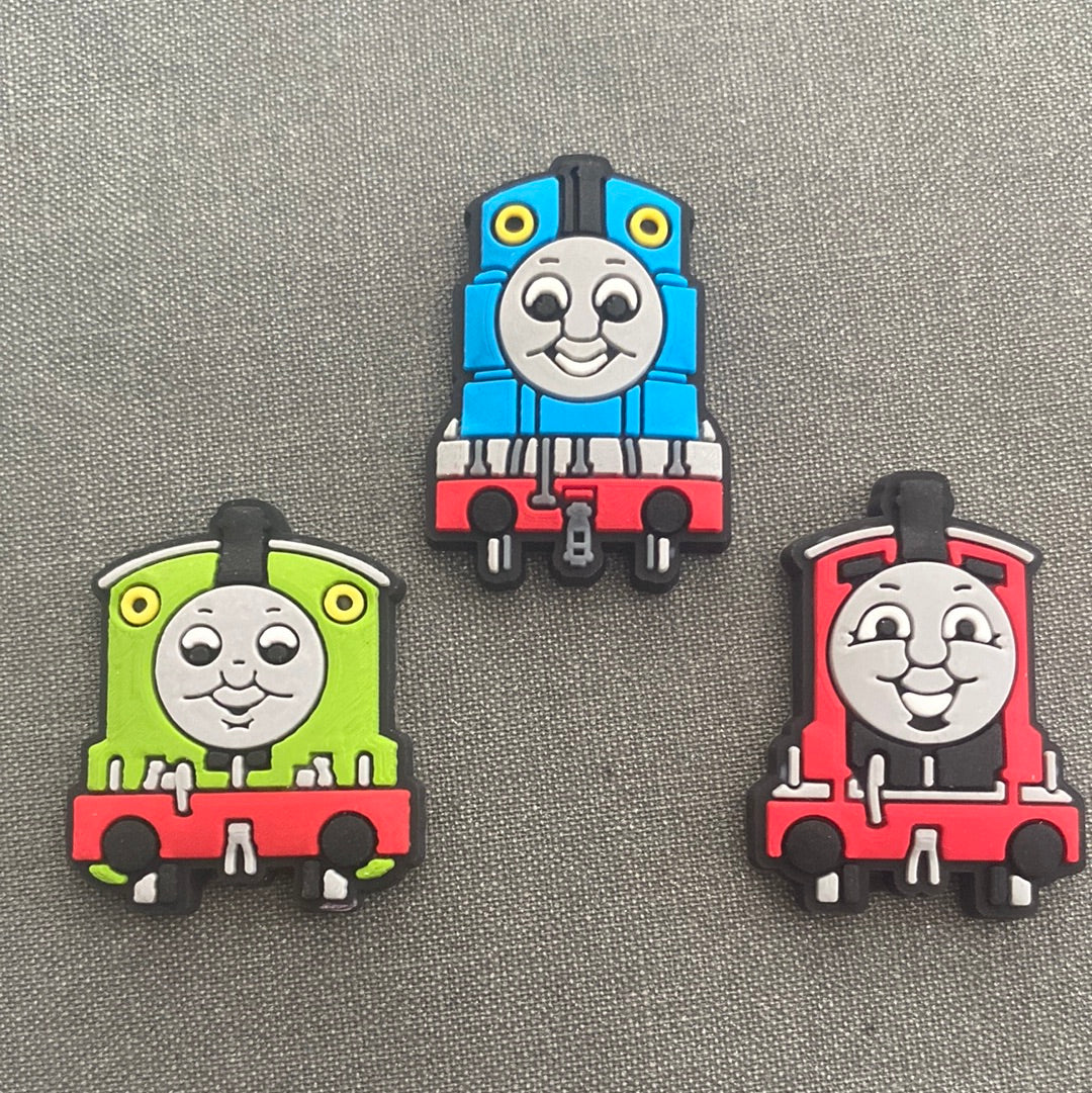 #215 Cute Thomas the Tank series Croc Charms