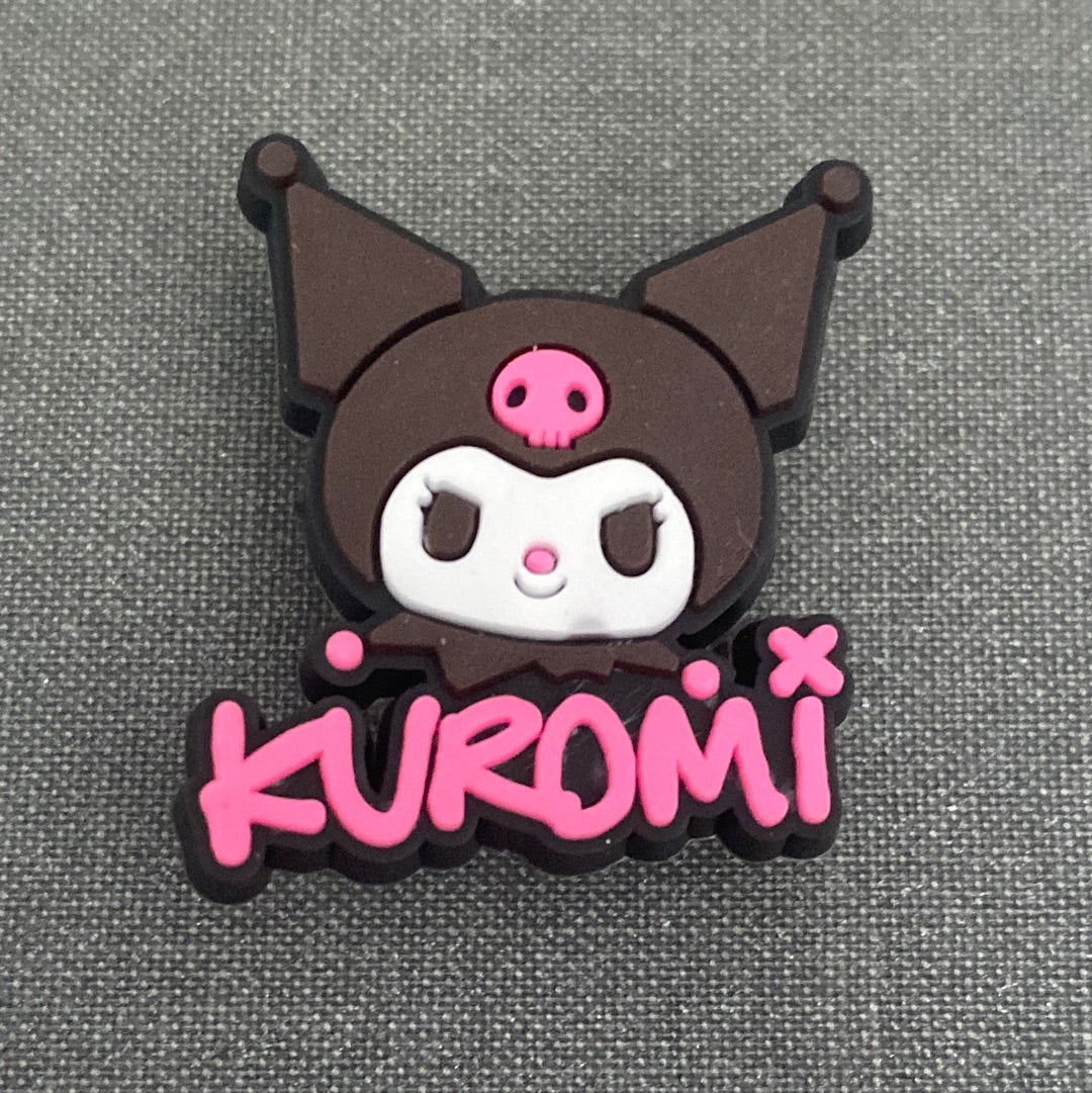 #220 Cute Kuromi Inspired Croc Charms