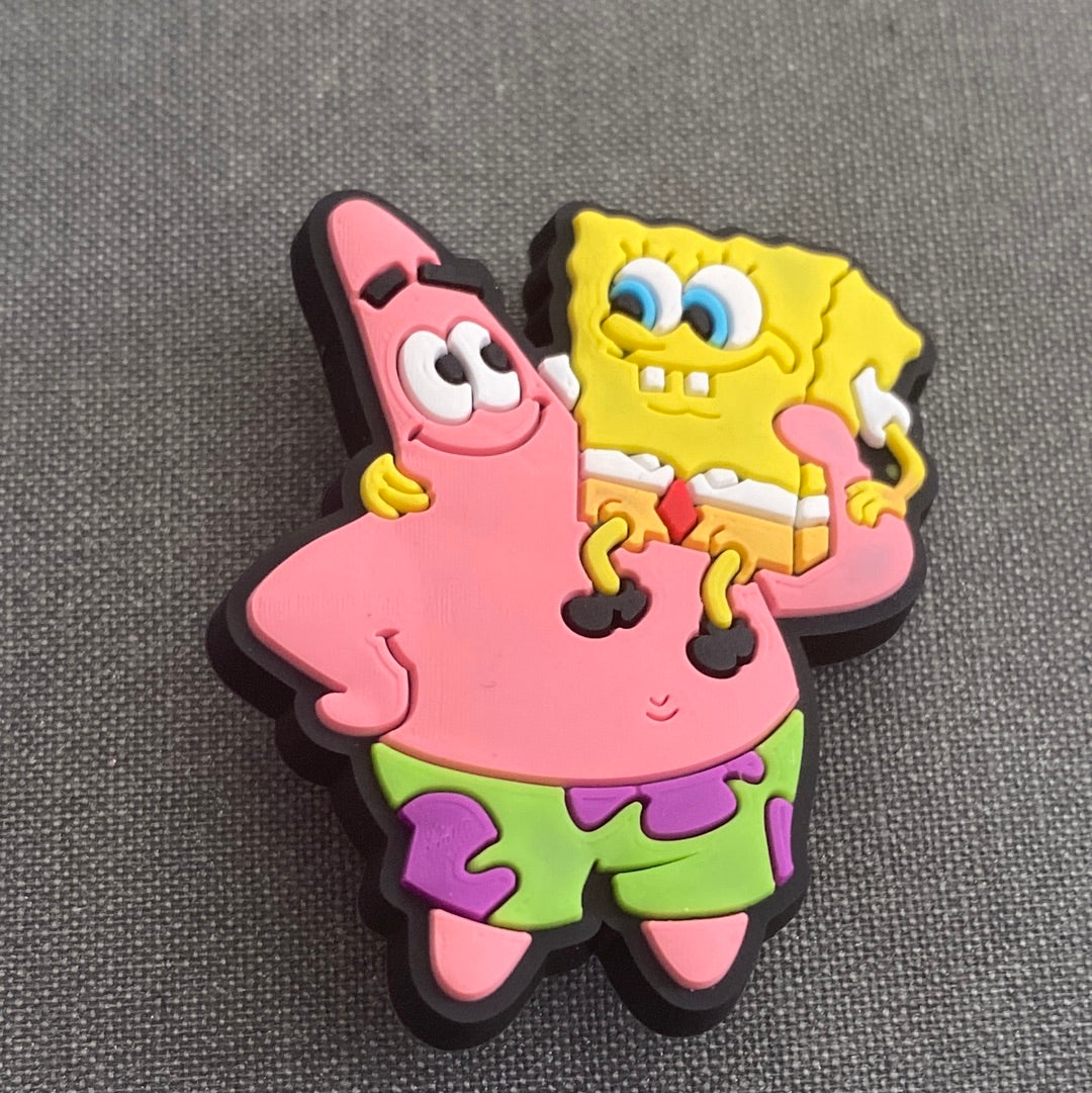 #101-2 Cute Sponge Cartoon Series Croc Charms