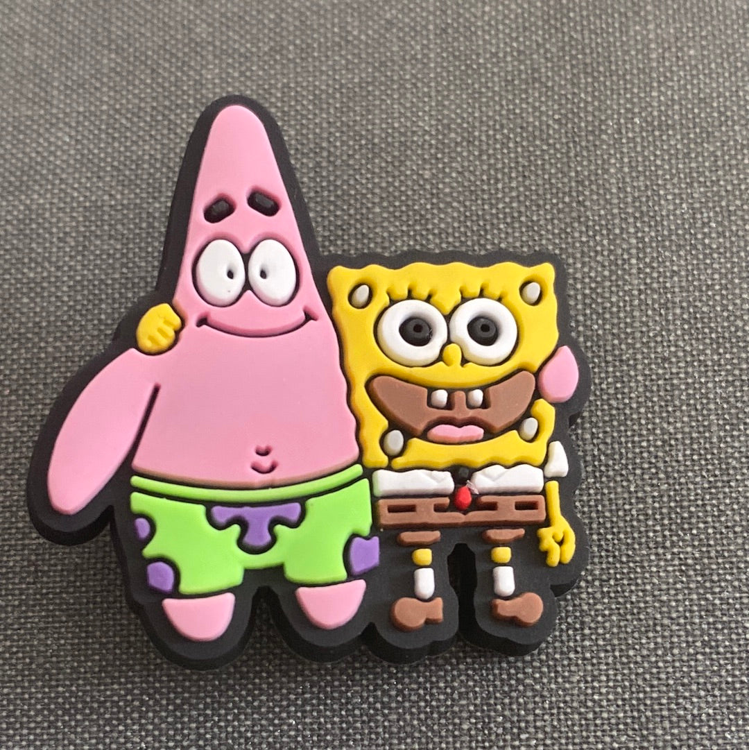 #101 Cute Sponge Cartoon Series Croc Charms