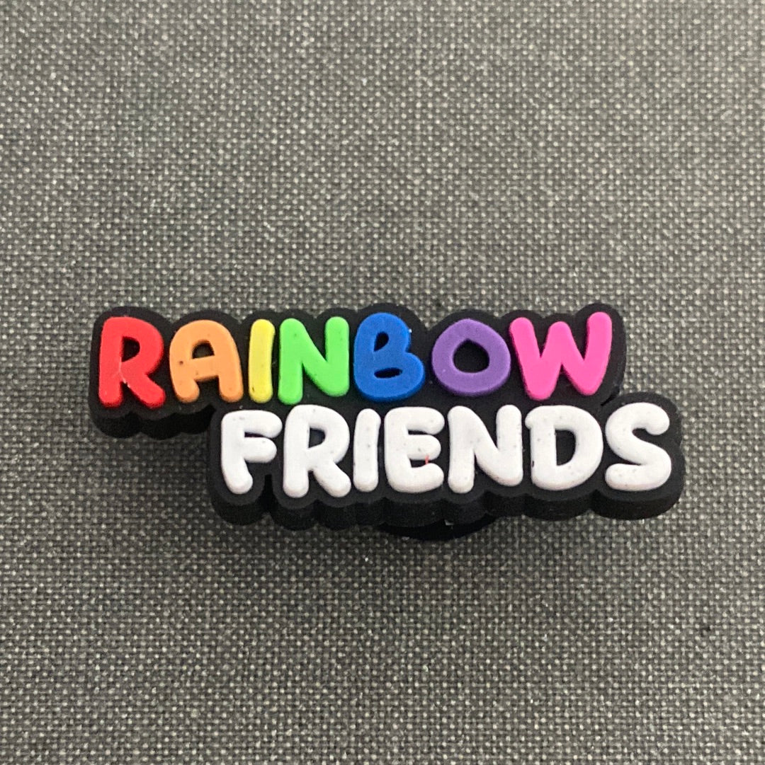 #028 Cute Rainbow Friends Cartoon Series Croc Charms