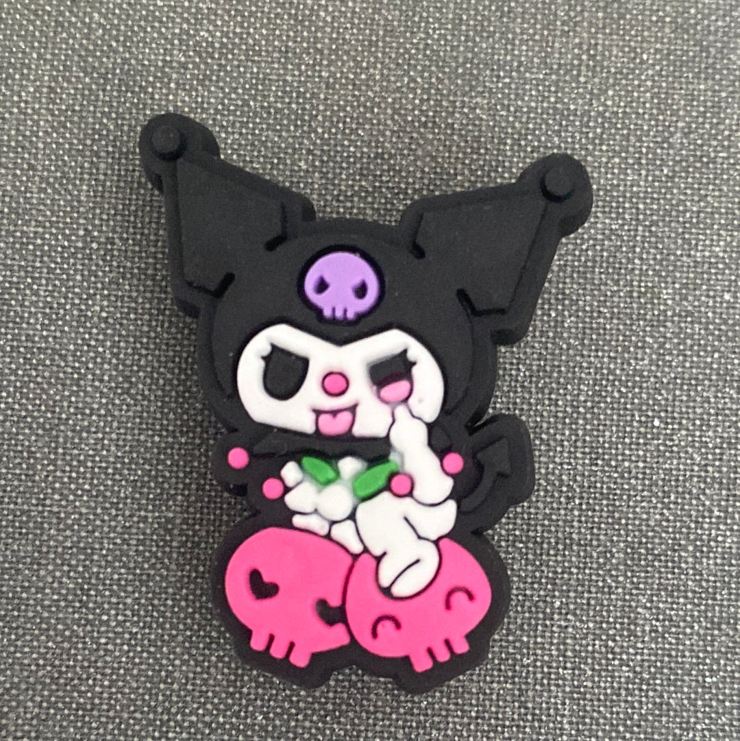 #220 Cute Kuromi Inspired Croc Charms