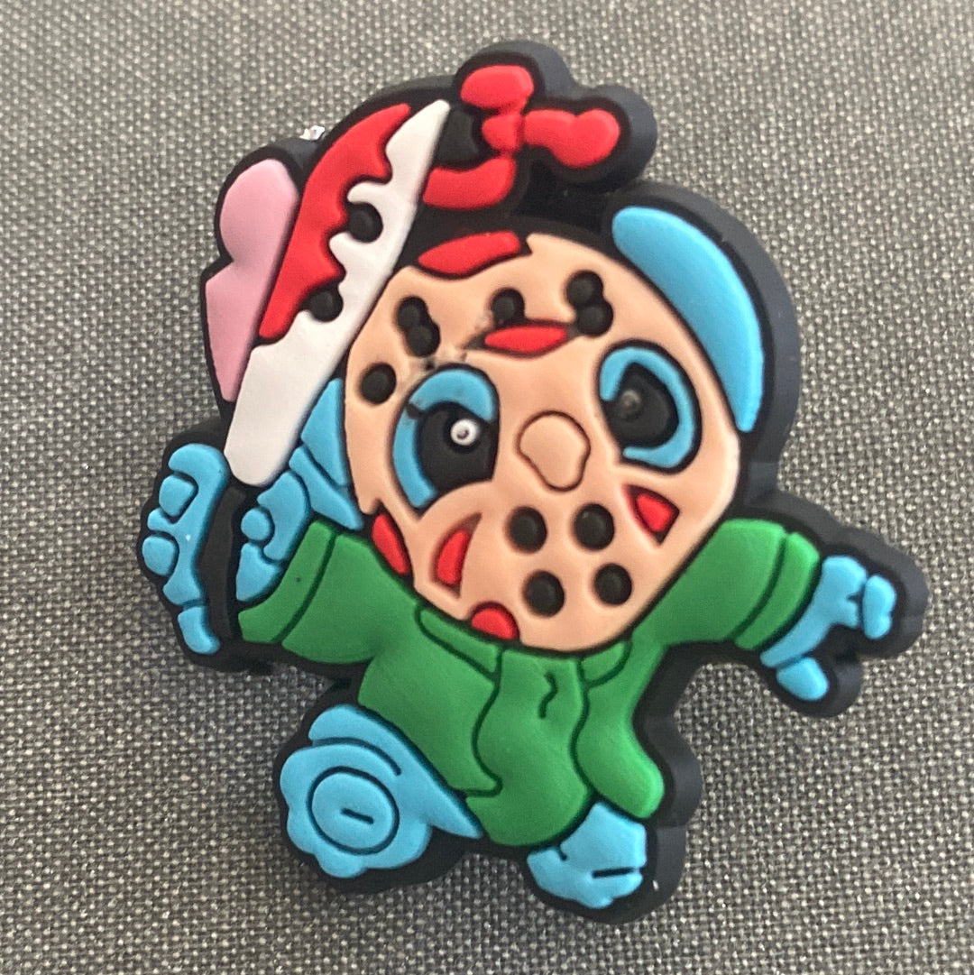 #138 Cute Horror Stitch Series Croc Charms