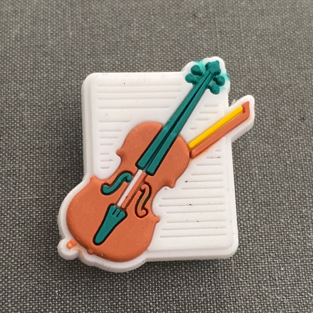 #071 Cute Music Related Croc Charms