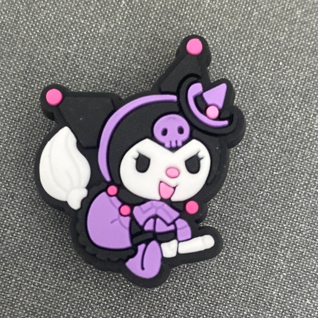 #220 Cute Kuromi Inspired Croc Charms