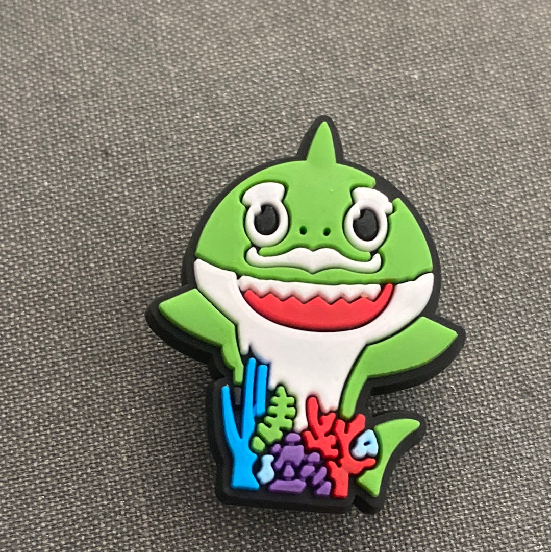 #045 Cute Shark Baby Cartoon Series Croc Charms