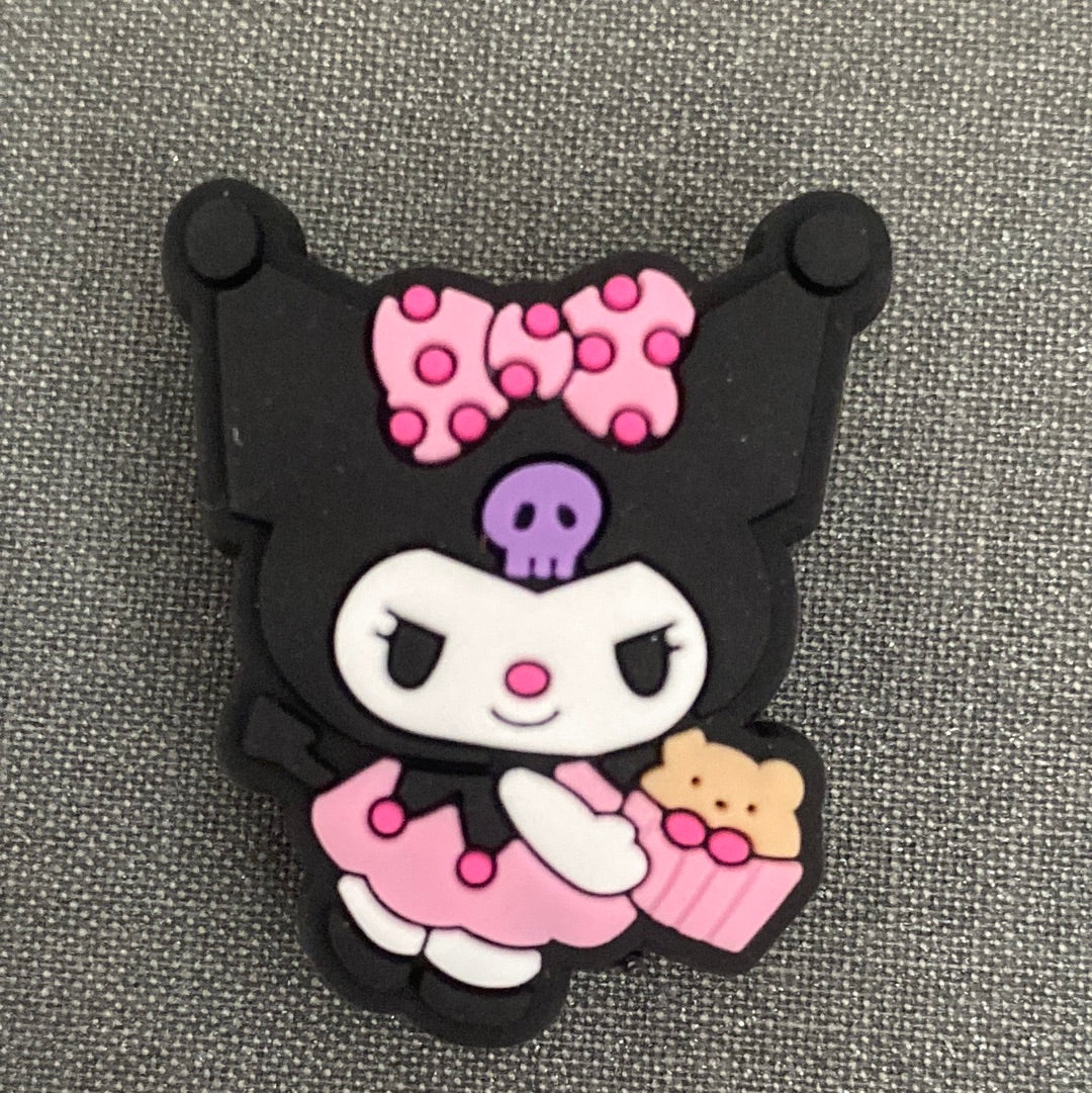 #220 Cute Kuromi Inspired Croc Charms