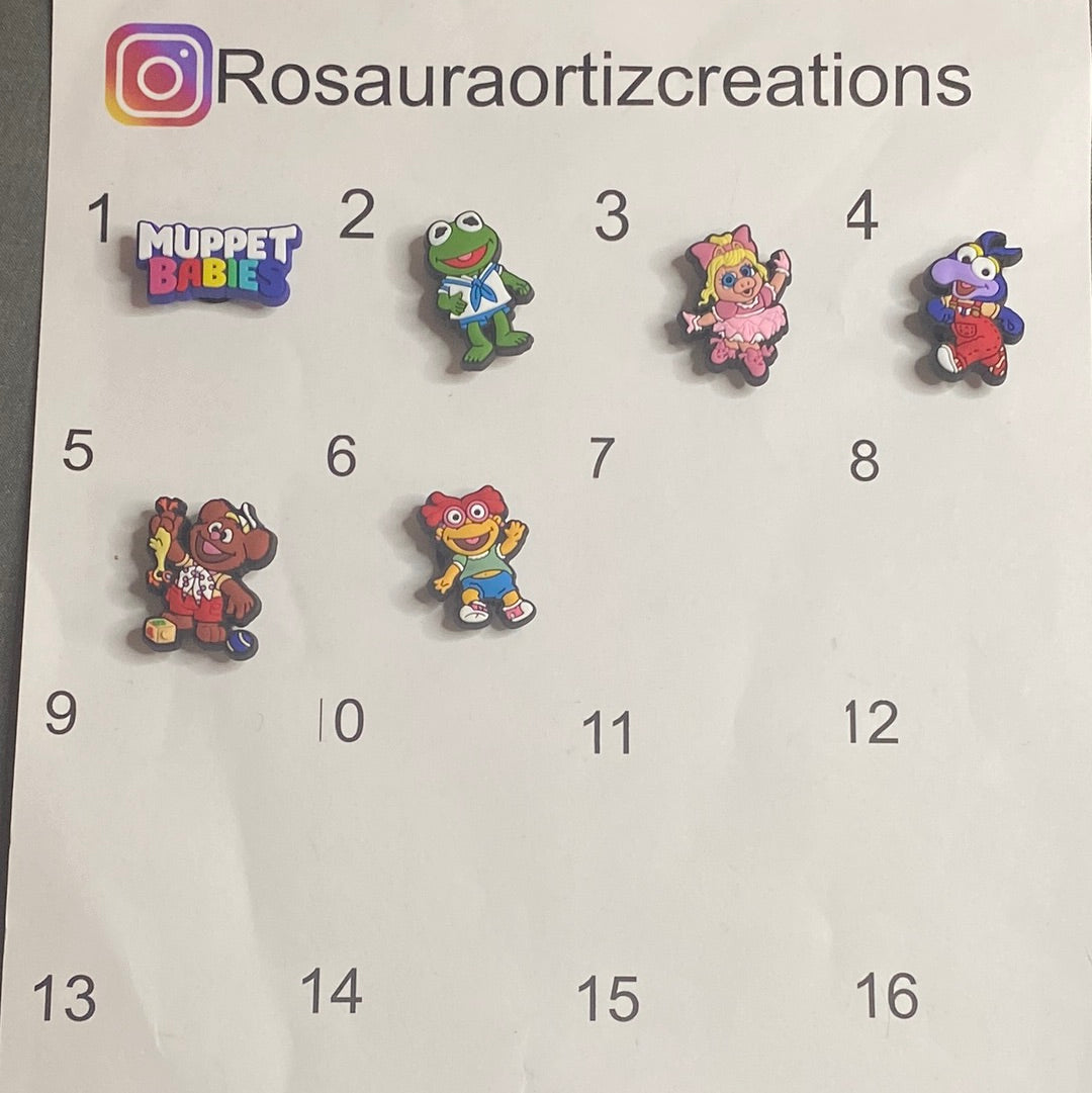 #201 Cute Muppet Babies Series Croc Charms