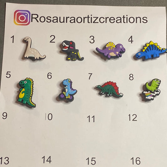 #083-3 Cute Dinosaur Series Croc Charms