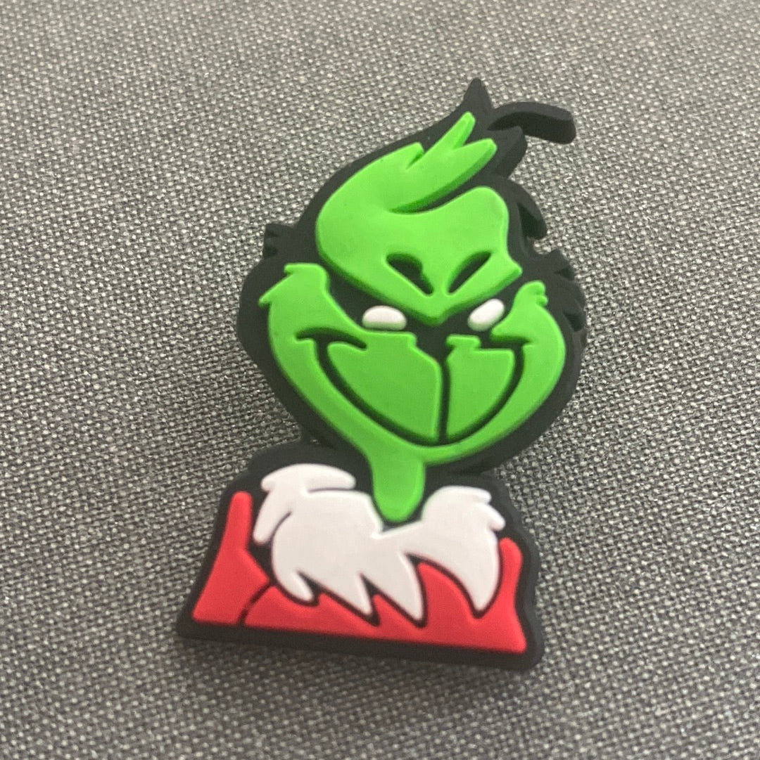 #092 Cute Grinch Series Croc Charms