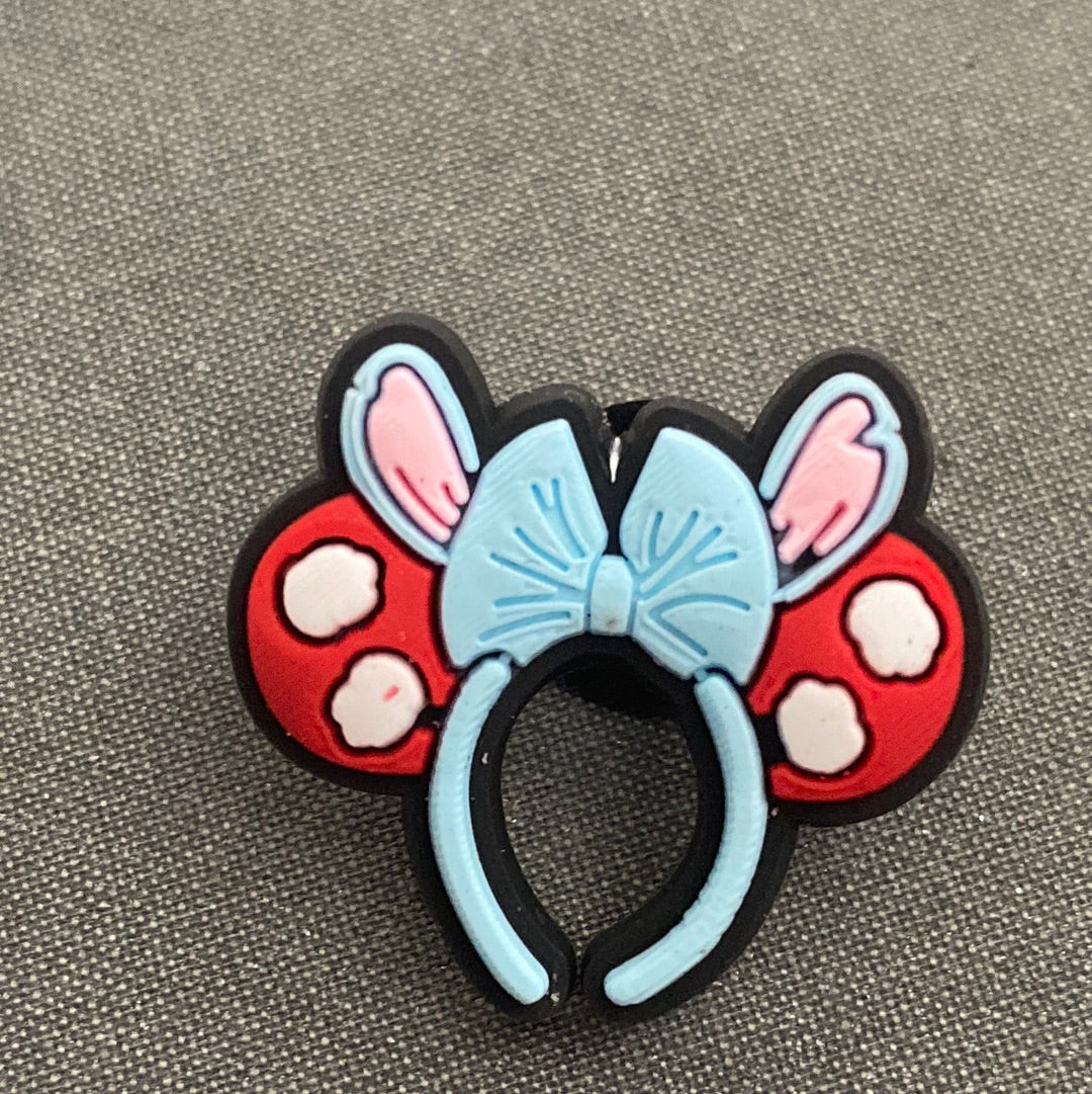 #074 Cute Mouse Ears Series Croc Charms