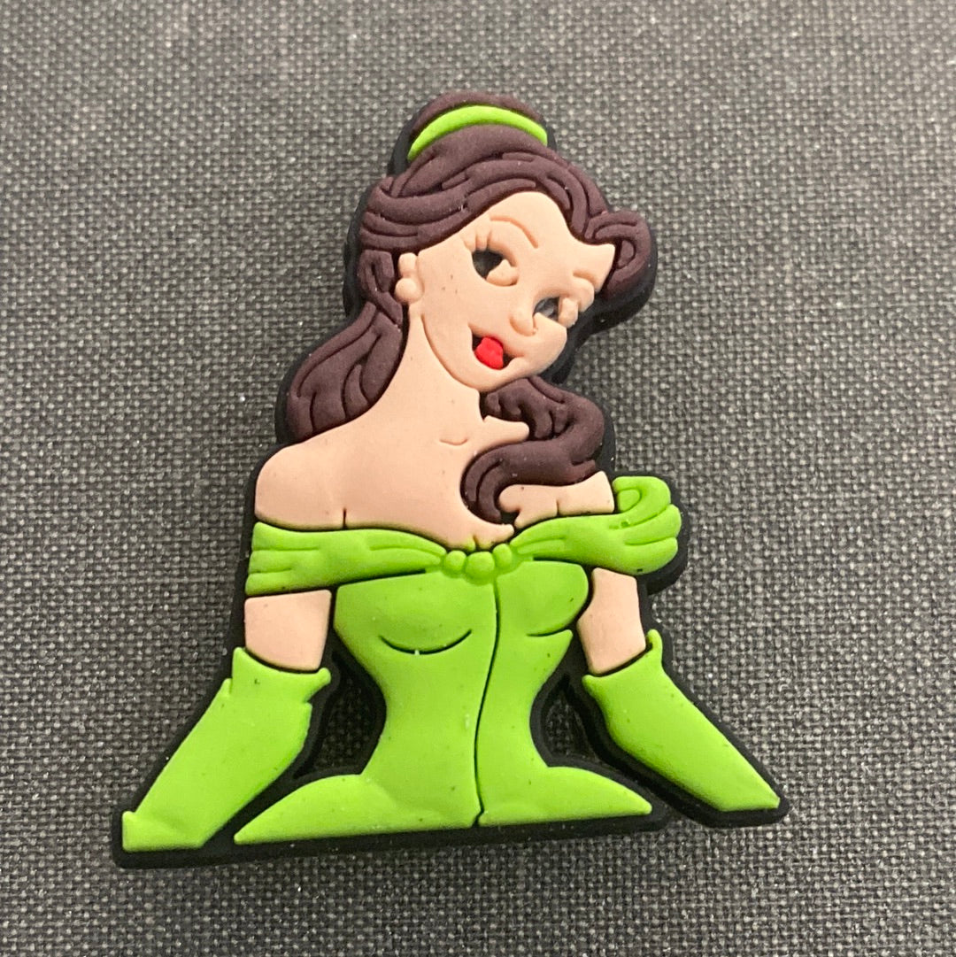 #004 Cute Princess Series Croc Charms