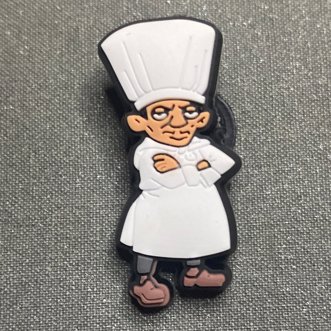 #147 Cute Chef Rat Cartoon Movie Series Croc Charms