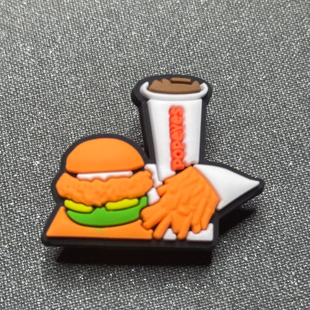 #167 Cute Fastfood Series Croc Charms