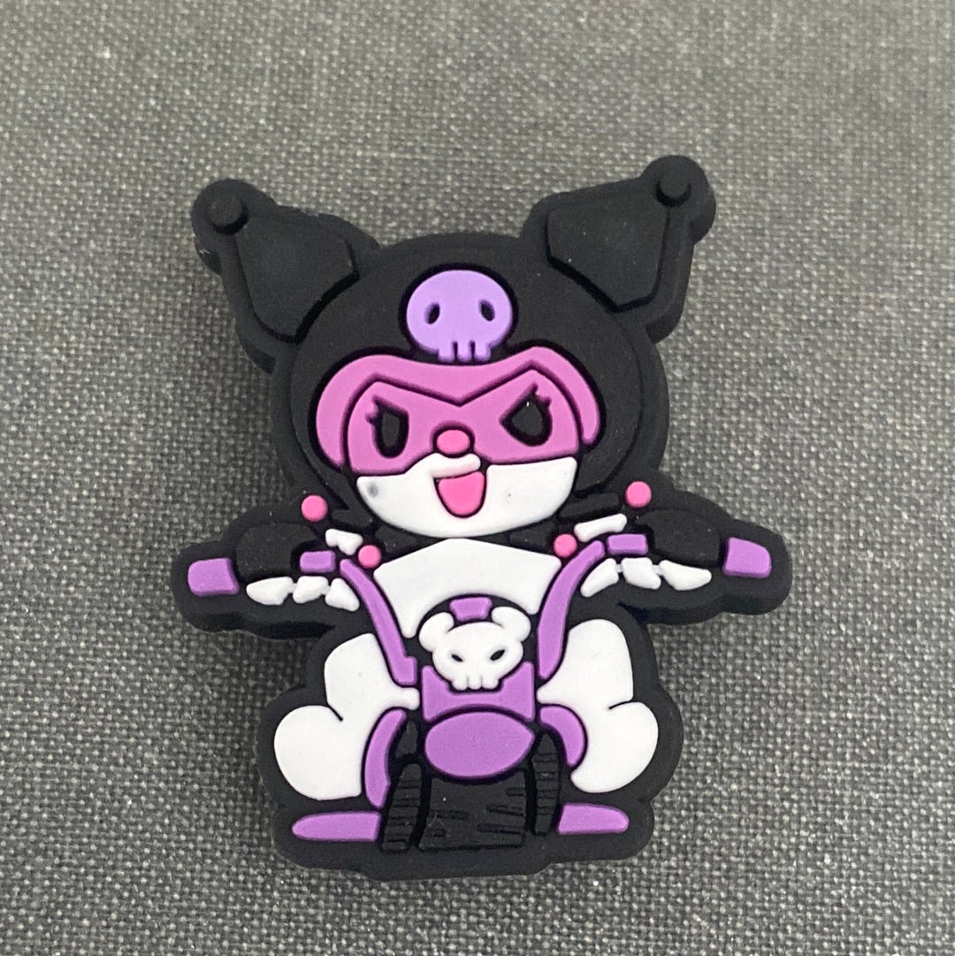 #220 Cute Kuromi Inspired Croc Charms