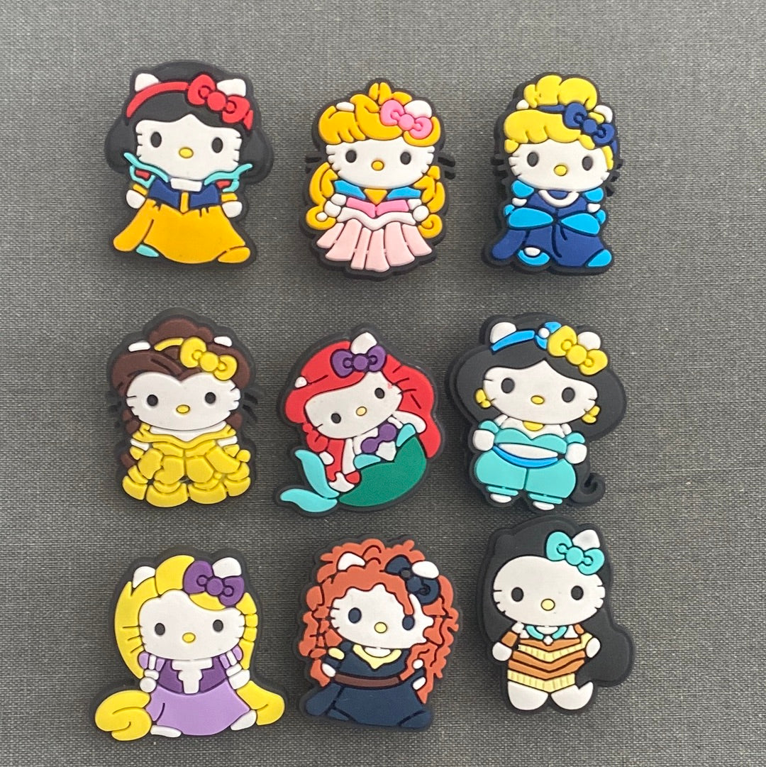 #075-2 Cute Cosplay Princess HK Series Croc Charms