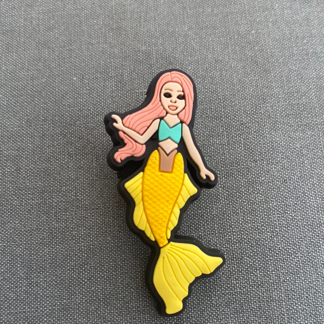 #165  Cute Mermaid 2023 Cartoon Movie Series Croc Charms