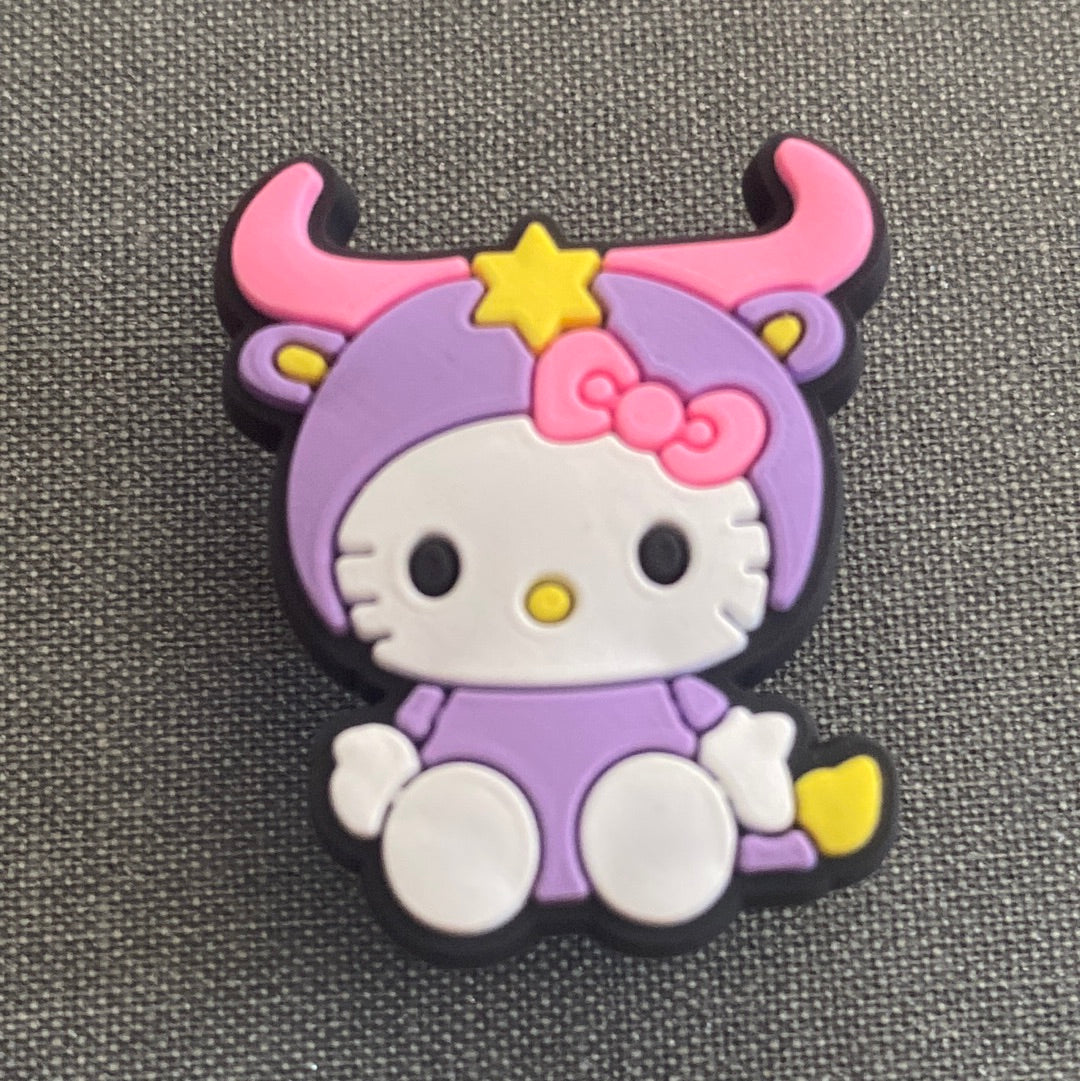 #075 Cute HK Cat Series Croc Charms