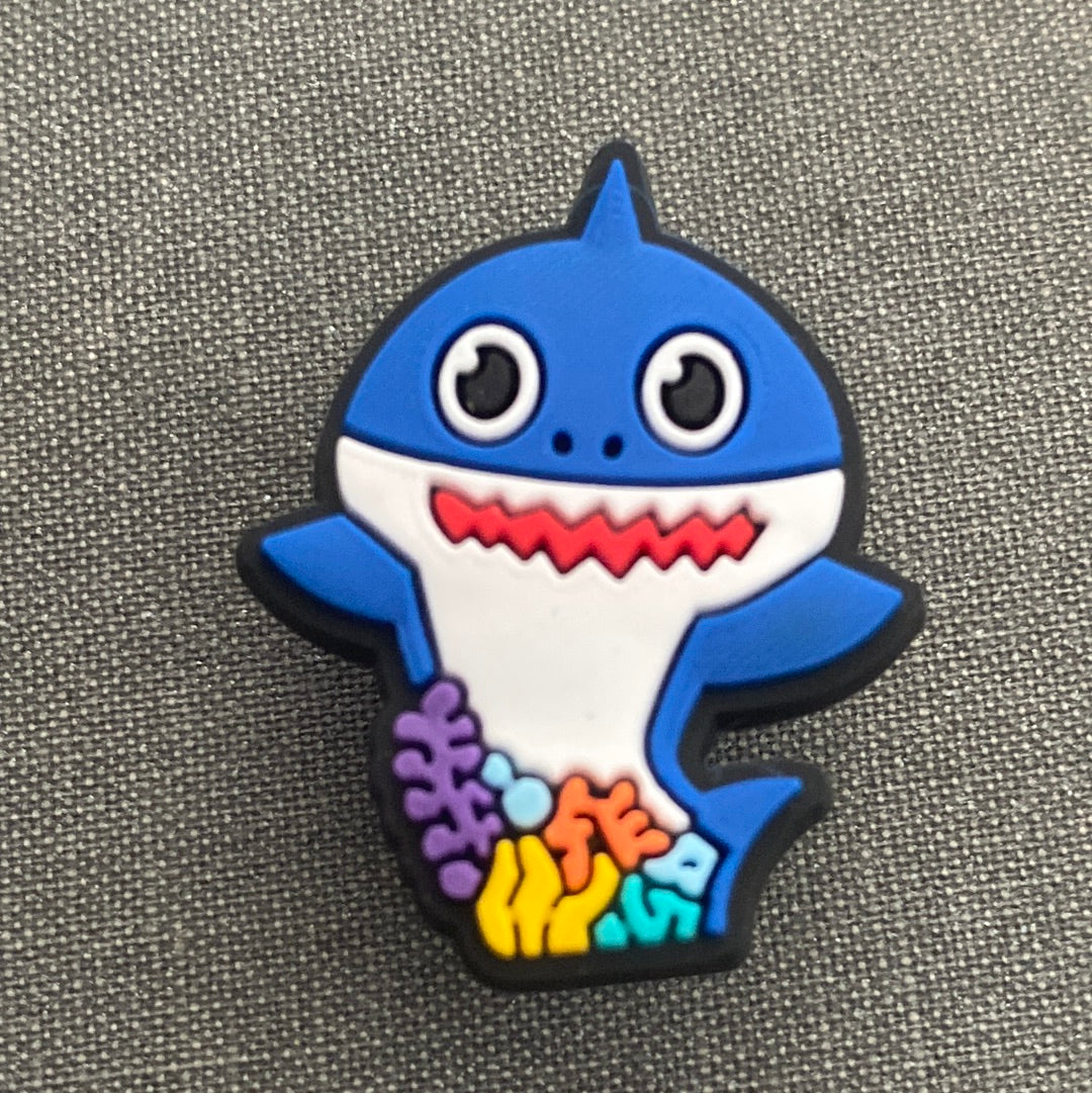 #045 Cute Shark Baby Cartoon Series Croc Charms