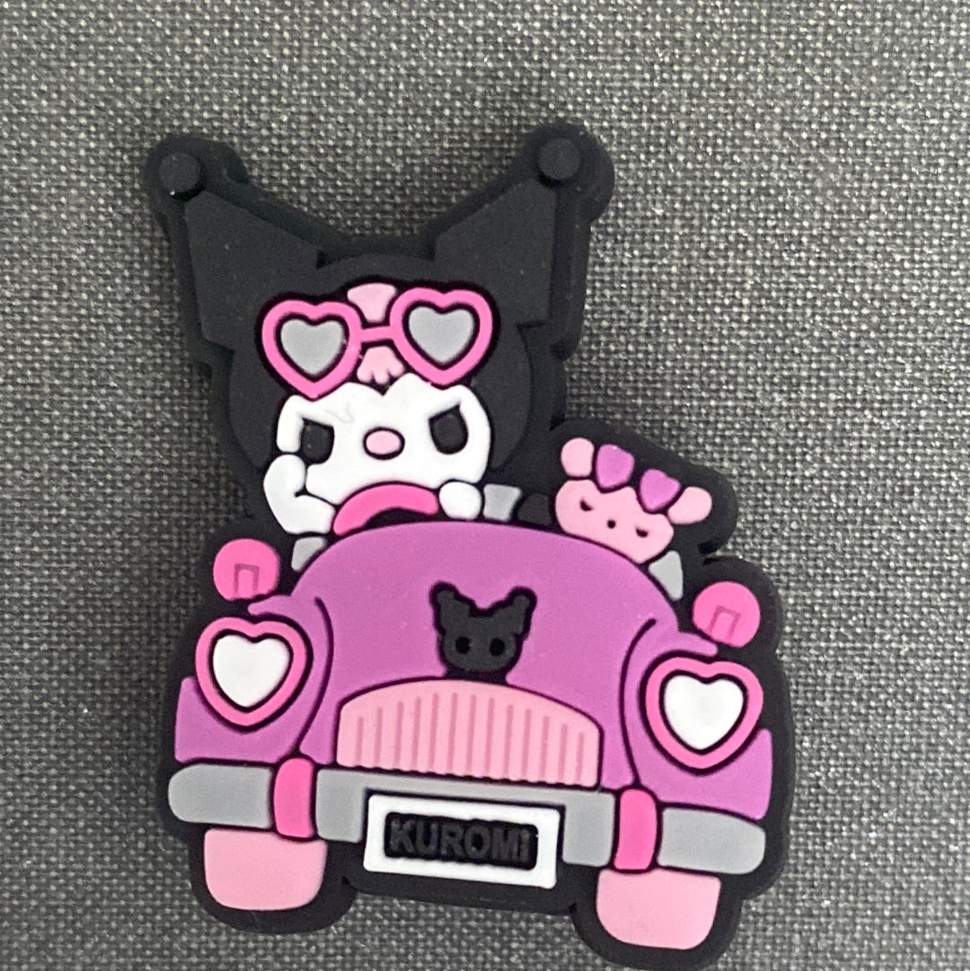 #220 Cute Kuromi Inspired Croc Charms