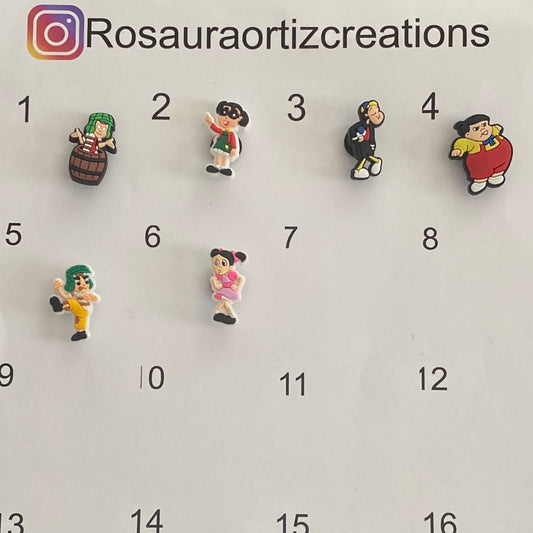 #086 Cute El Chavo Series Croc Charms