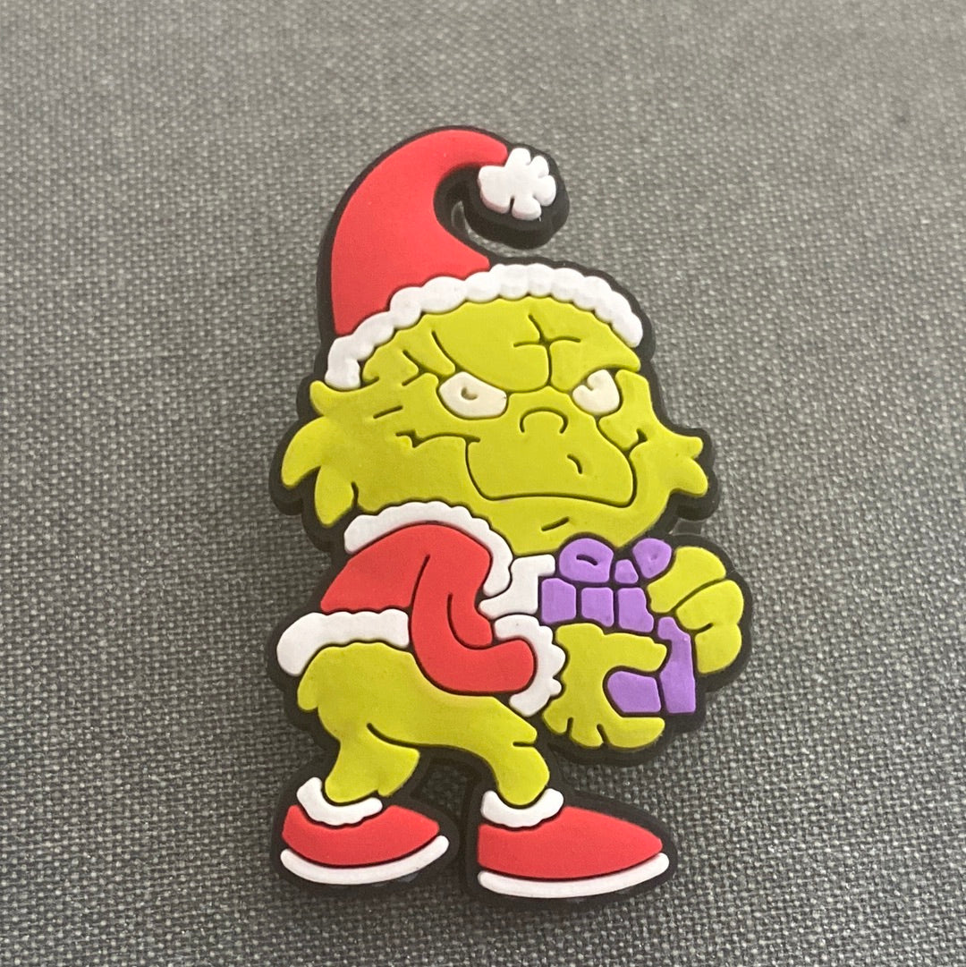 #092 Cute Grinch Series Croc Charms