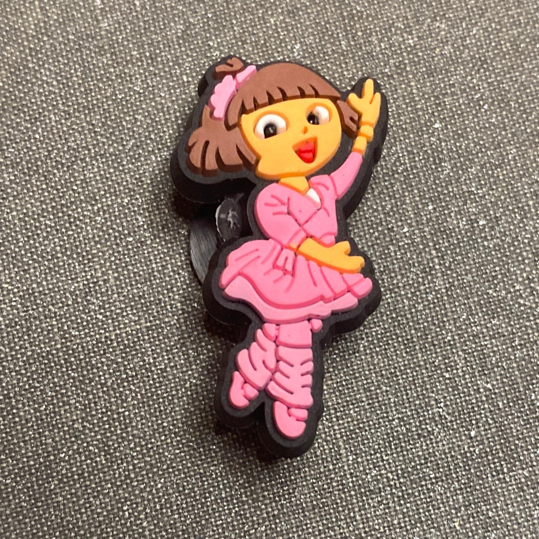 #025 Cute Dora Cartoon Series Croc Charms