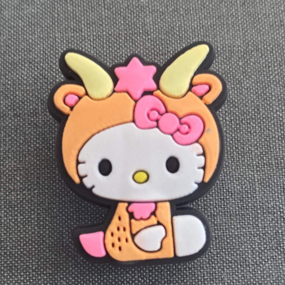 #075 Cute HK Cat Series Croc Charms