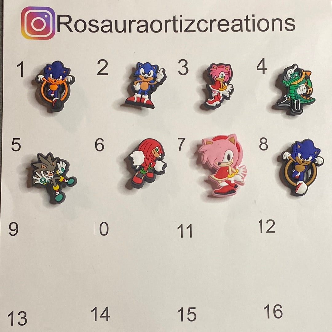 #084 Cute Sonic Series Croc Charms