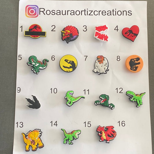 #184 Cute Dinosaur Movie Series Croc Charms