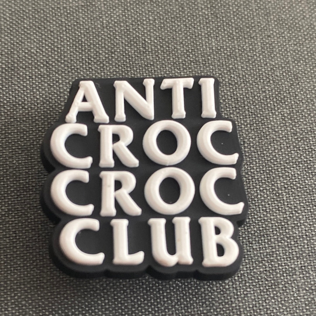 #124 Cute Words Series Croc Charms