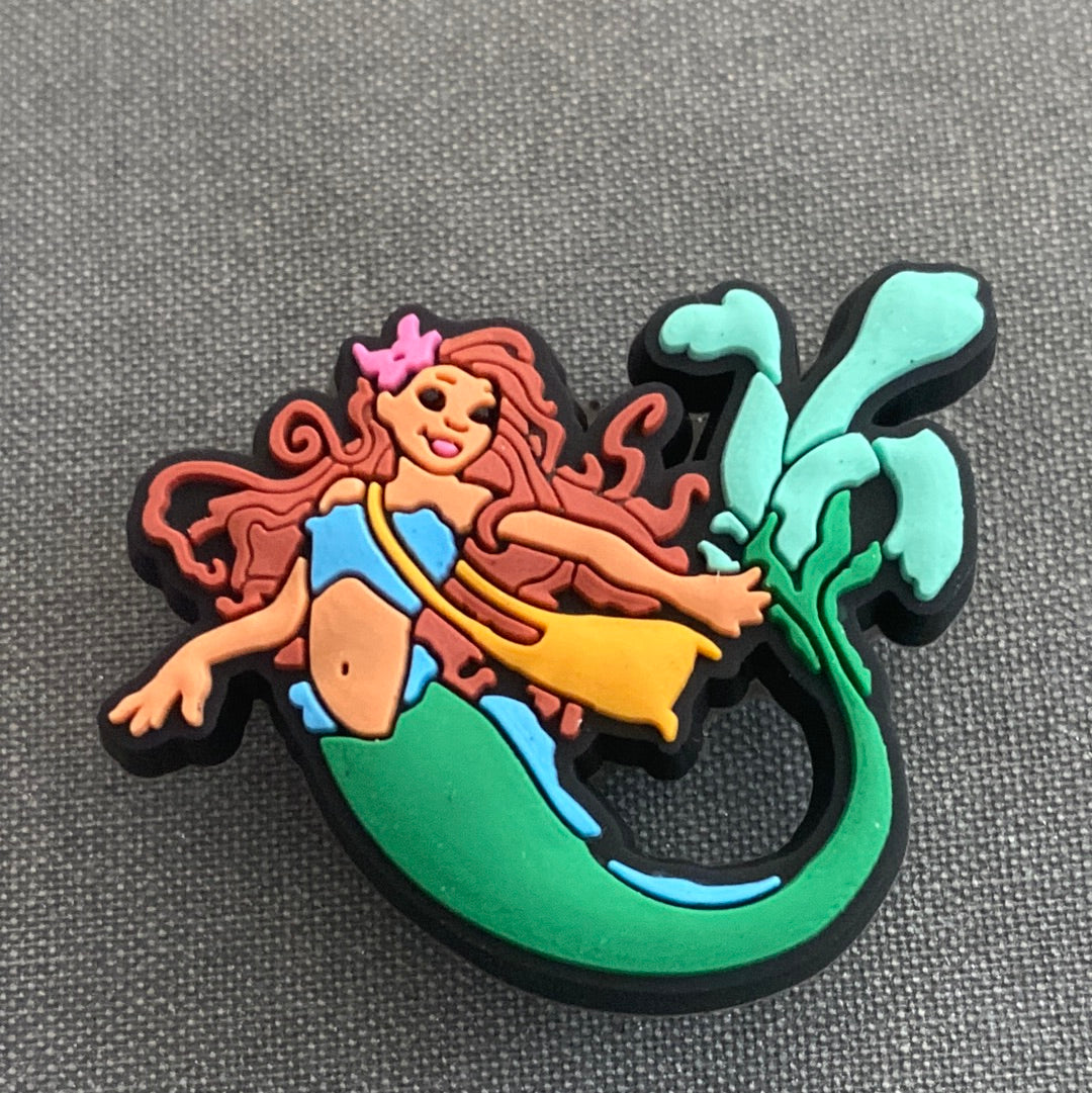 #165  Cute Mermaid 2023 Cartoon Movie Series Croc Charms