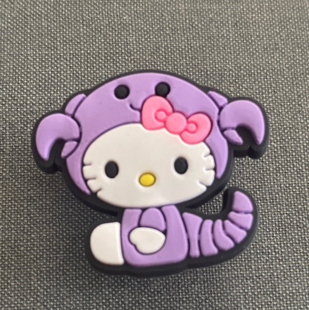 #075 Cute HK Cat Series Croc Charms