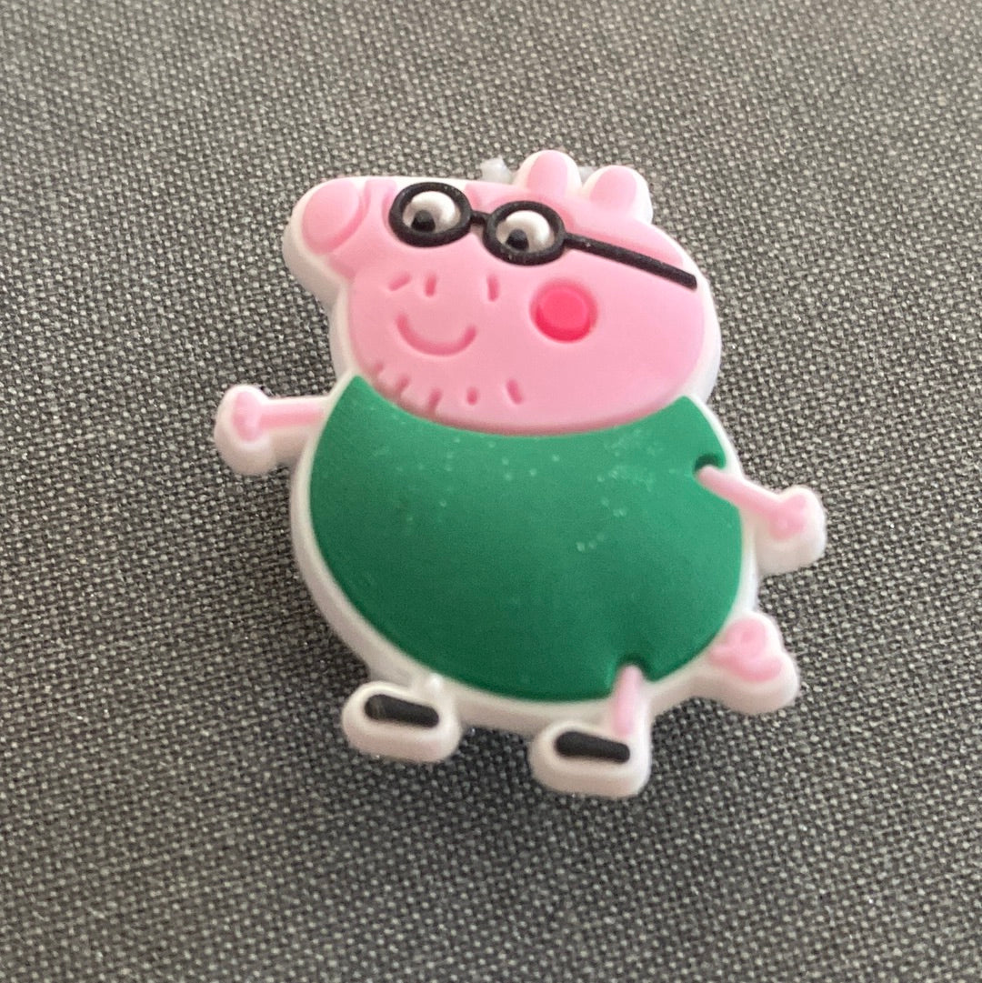 #173 Cute P Pig Cartoon Show Series Croc Charms