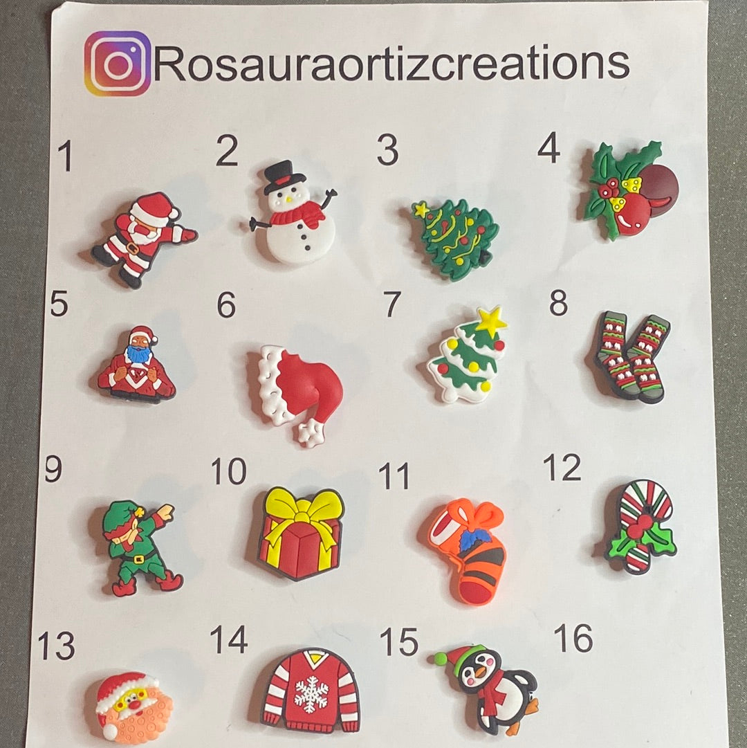 #194 Cute Christmas Series Croc Charms