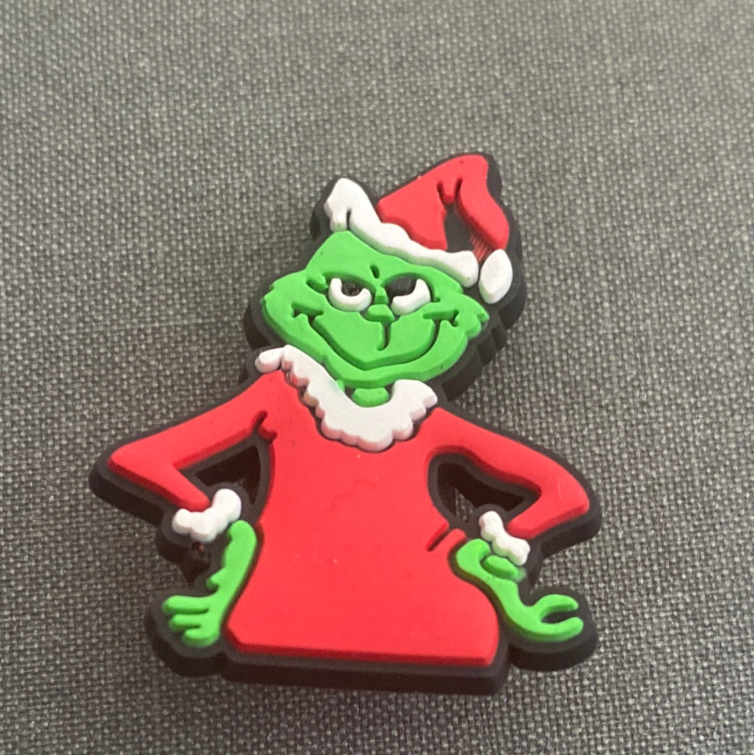 #092 Cute Grinch Series Croc Charms