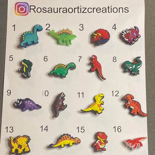 #083 Cute Dinosaurs Series Croc Charms