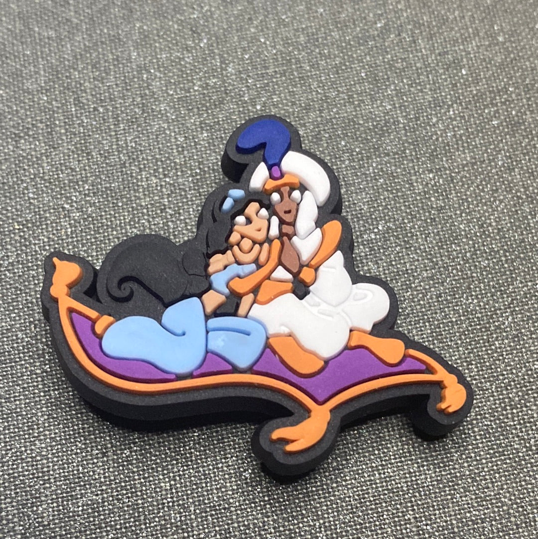 #208 Cute Aladdin Cartoon Movie Series Croc Charms