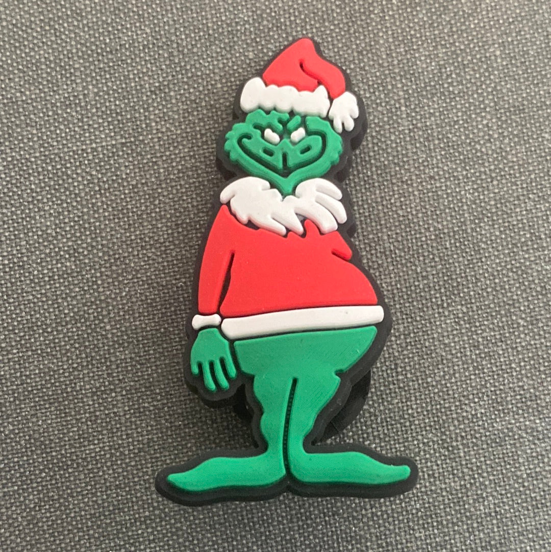 #092 Cute Grinch Series Croc Charms