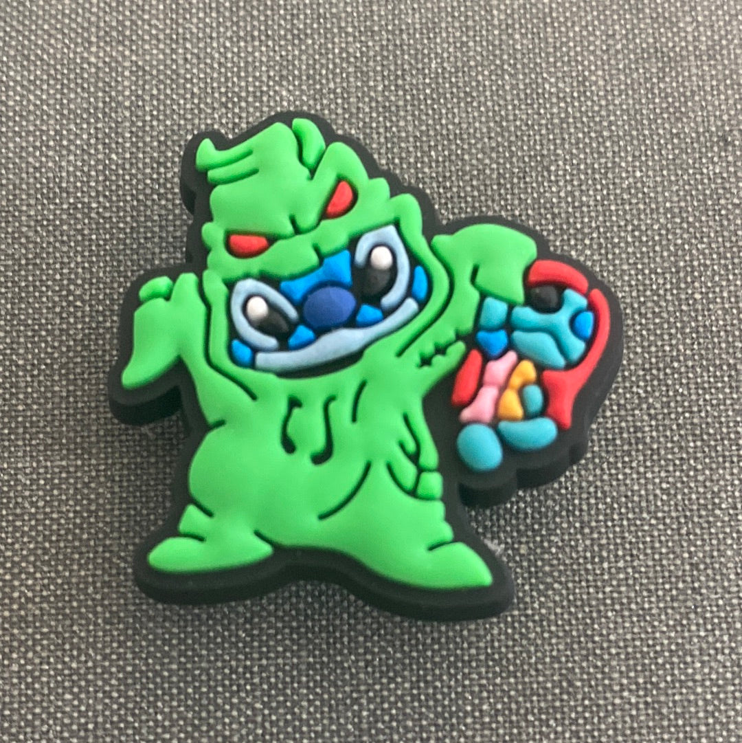 #138 Cute Horror Stitch Series Croc Charms